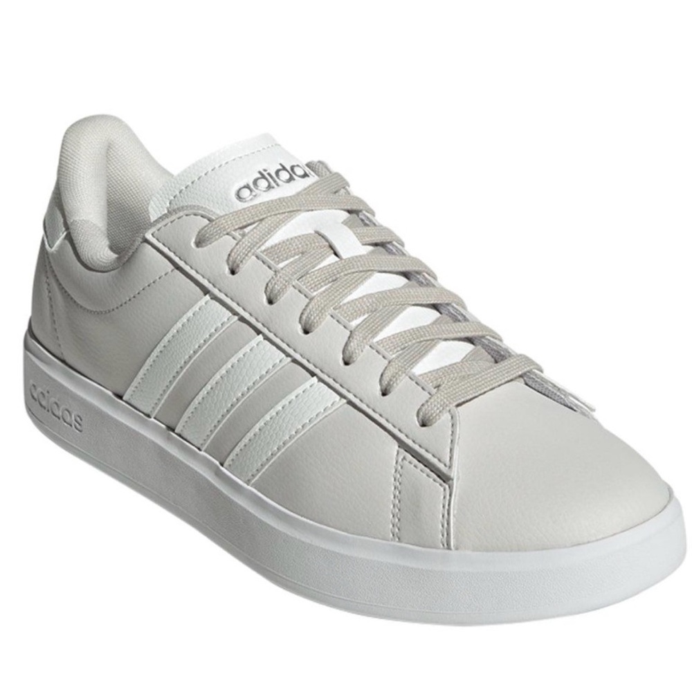 ADIDAS Women’s Grand Court 2.0 Grey/ Cloud White Sneakers, SZ 9.5
